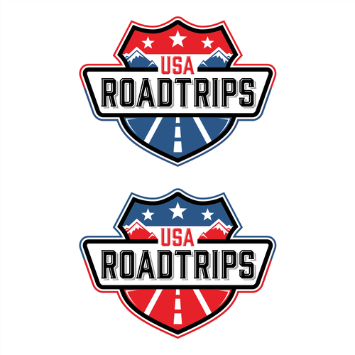 Roadtrip! Fun logo design for shuttles. Design by BlackAngel®