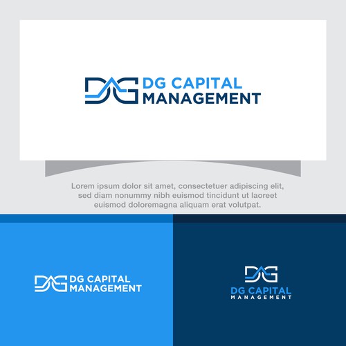 Logo & Brand guide for DG Capital Management an options trading Hedge Fund. Design by rouf_art