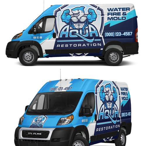 Sharp van wraps Design by Rockyman