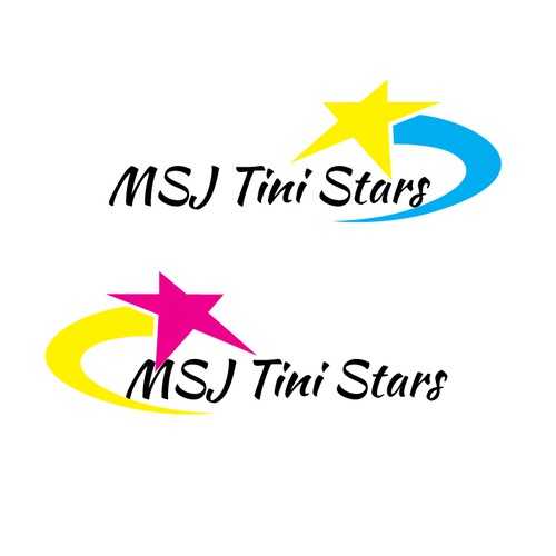 Create a logo for: MSJ Tini Stars Réalisé par AllenStone