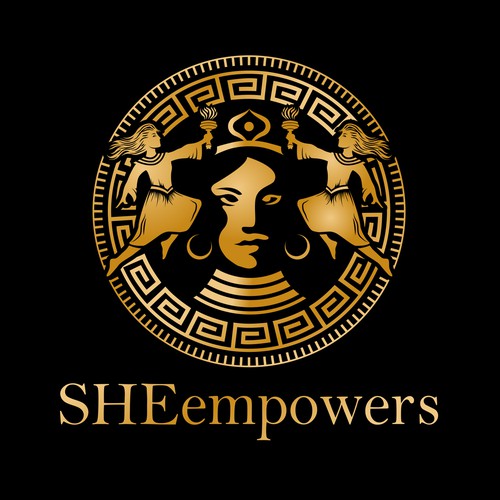 SHEempowers - luxurious design of a woman preferrably in some kind of a circle to appeal to women professionals Design by Jacob Gomes