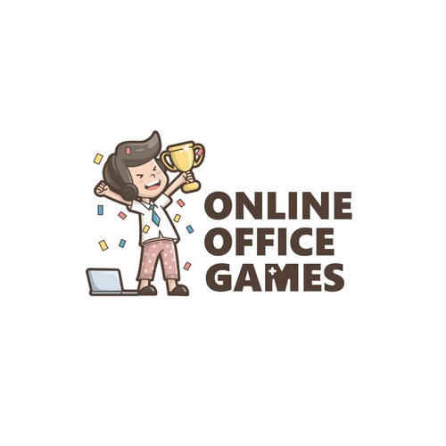 Logo for Online Office Games by teambuilding.com -- an event loved by Apple, Google, NASA and more. Design by dadan_pm
