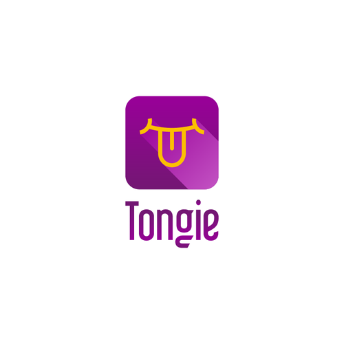 Design di Design Tongie's brand which is an A.I. boosted, language teaching mobile app di SiBudi Design
