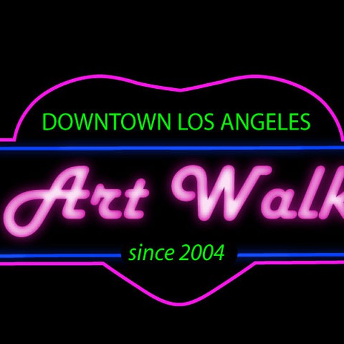 Design di Downtown Los Angeles Art Walk logo contest di maebird designs