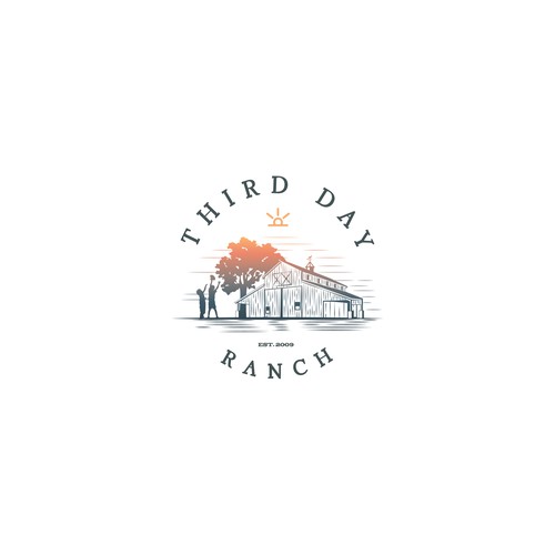 Design Capture essence of Texas ranch experience in new Third Day Ranch logo di Jose MNN