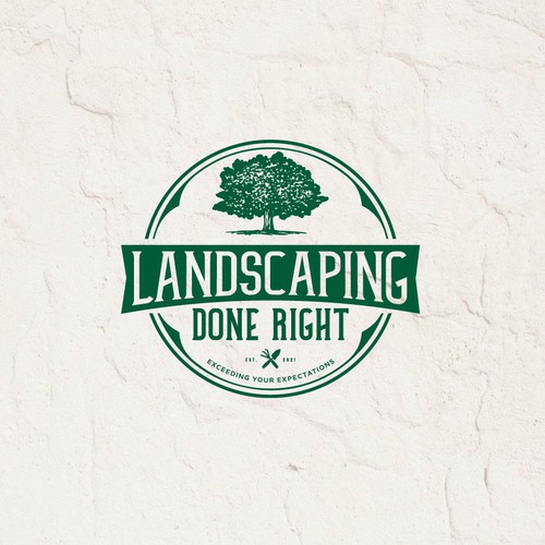 Searching for Clean, Indelible Logo for Landscaping Company Design by mes