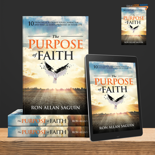 Cover for the book of the decade on faith and purpose Design by 4j 8tang