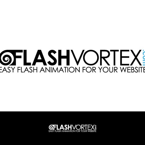 FlashVortex.com logo デザイン by Petshot