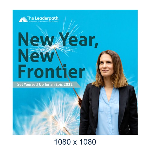 New Year, New Frontier Workshop Banner Design por Shearyadi