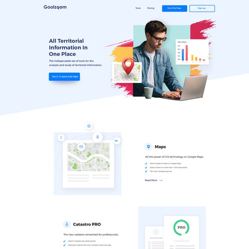 Landing page design contest entry by Kelvin.J