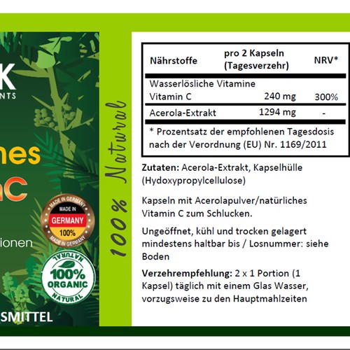 Etiquetas de producto propuesta en el concurso por lantonx