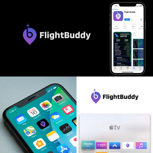 Design a flight tracking logo and app store graphics package Design by Dewi_Sart