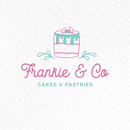 Fun logo for cake shop in Lisbon Design por Marea Design