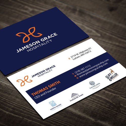 Design Create a modern and clean business card for a parent company with 4 subsidiaries por Rskylight