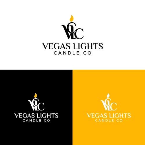 Design a modern fun logo for a candle company in Las Vegas Design by ChemcoRD