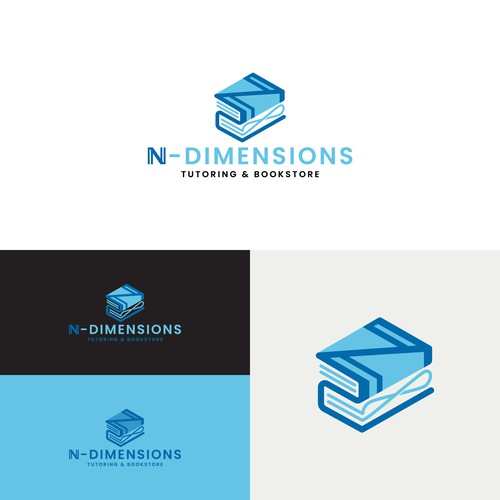 Math/Science Tutoring & Bookstore logo to be used for storefront, abstract & professional Design by Atank