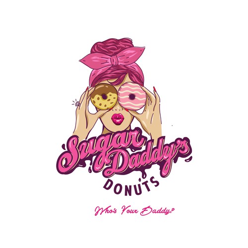 SUGAR DADDY DONUTS LOGO CONTEST Design by nindadian