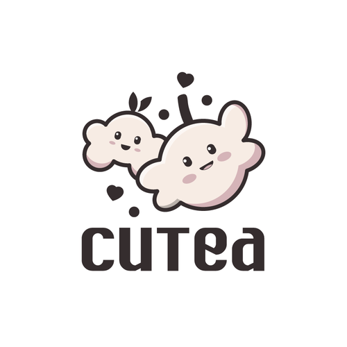 Cute and clean logo for boba/bubble tea shop! Design by AdriánKG