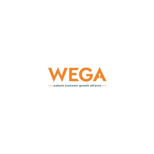 WEGA (Wabash Economic Growth Alliance) Logo Design Design by KrypKnite