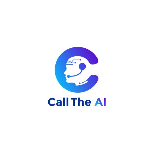 AI Communication Logo Design by yudilima