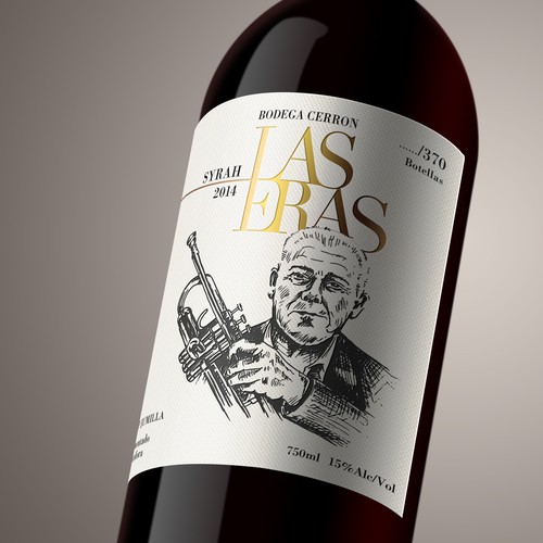 ORGANIC EXCLUSIVE WINE LABEL DESIGN - BODEGA CERRON Design by DesignLeb