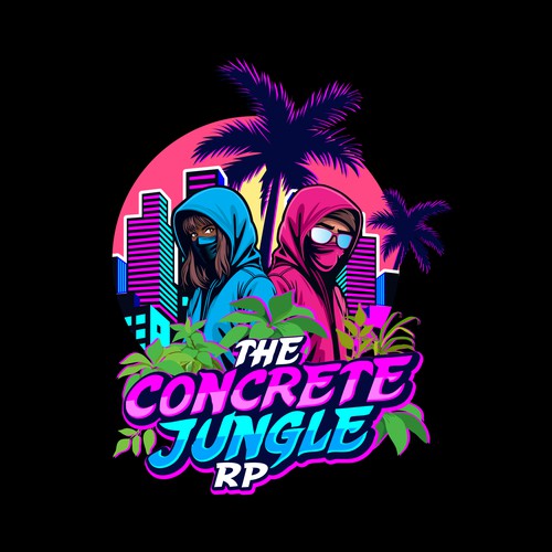 Make a logo for our FiveM Server "The Concrete Jungle" Design by Rocket_Racoon