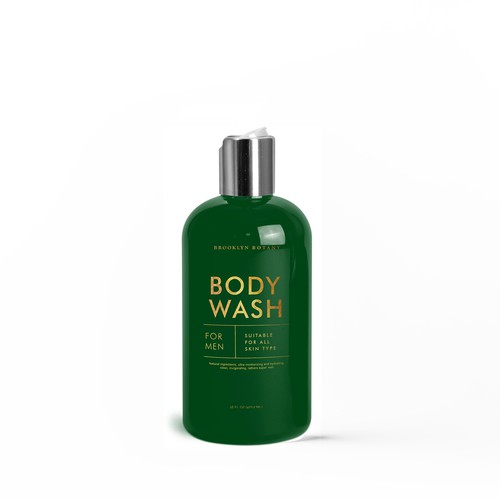 Design a Luxurious Men's Body Wash Design by @rysmrn