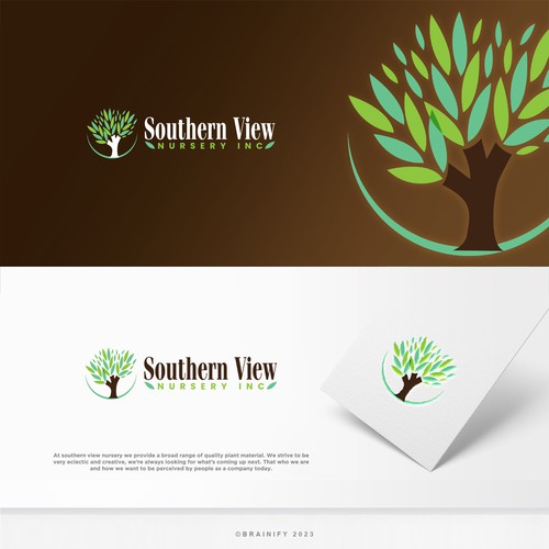 Impactful logo design for a Brand New Wholesale Plant Nursery Brand Design by Brainify