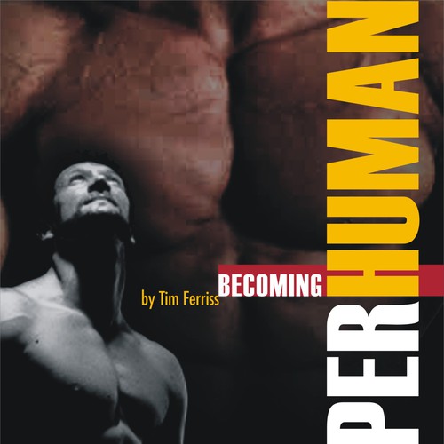 "Becoming Superhuman" Book Cover Design by dazecreative