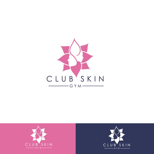 New concept for trendy skin care clinic Skin Gym) Logo design