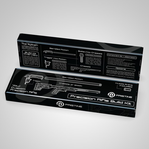 We need some high-caliber designs for our *market-first* Rifle Build Kit packaging! Design by Pice Wilf