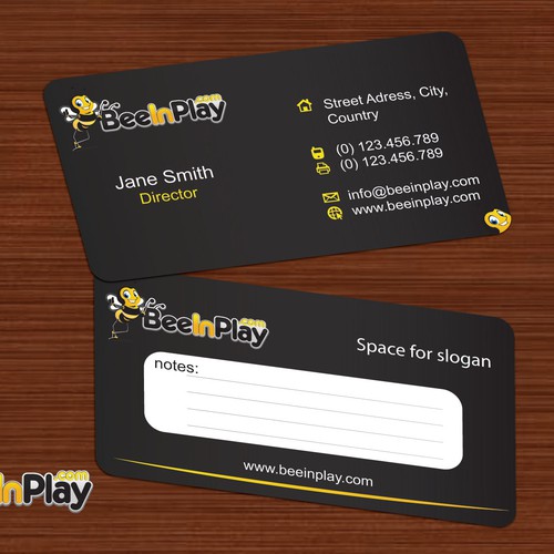 Help BeeInPlay with a Business Card デザイン by jopet-ns