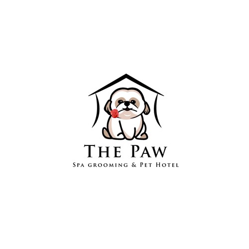 Classic, creative , professional…. The Paw spa , grooming and luxury pet hotel Design by S.H Designs