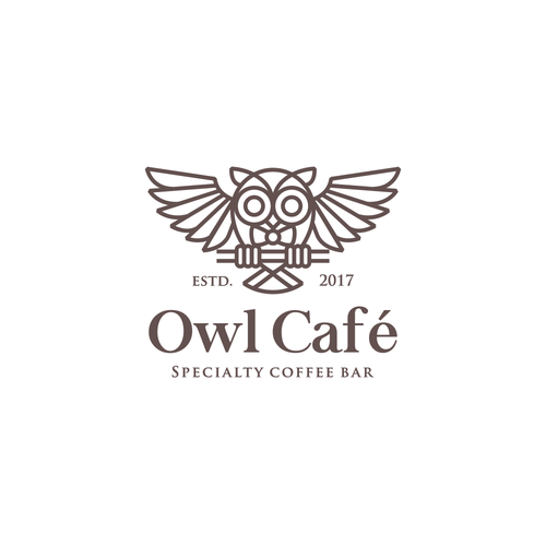 a new coffee shop logo design "owl cafe" Diseño de Nandatama ✪