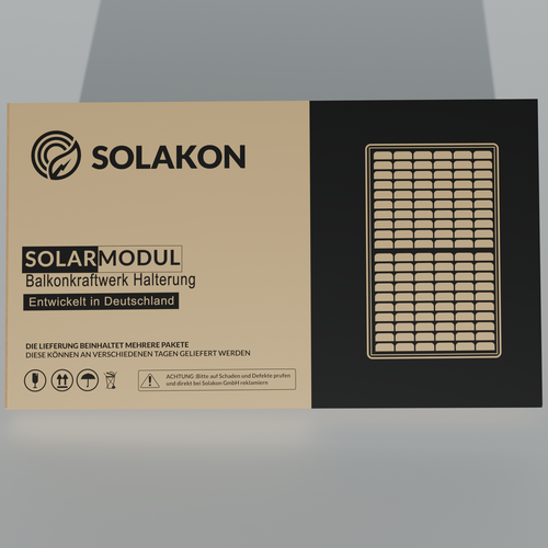 Create a nice Packaging Design for Solar Panels Design by 3D_NBL