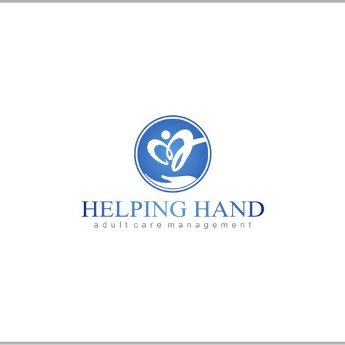 logo for Helping Hand Adult Care Management Design by Wawan Putra