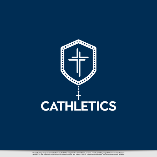 App branding: Christian Faith + Youth Athletics Design by DC | DesignBr