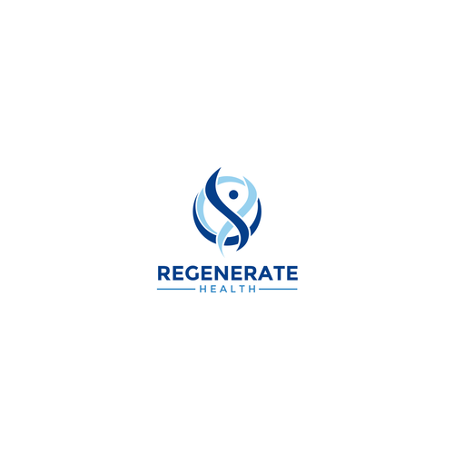 Design a modern/unconventional logo for Regenerate Health Stem Cells