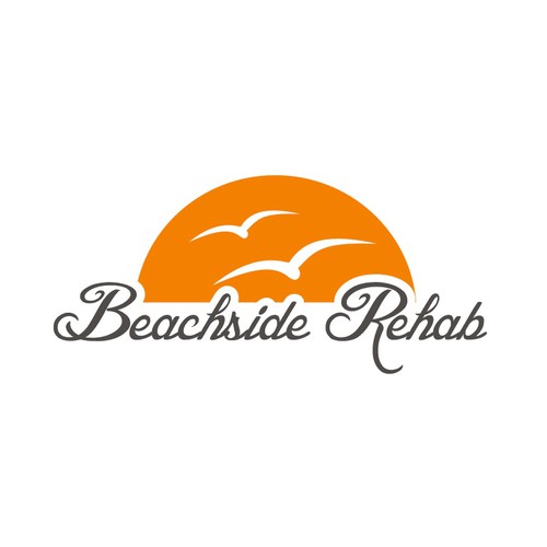 Log design for exclusive addiction treatment center Design by Hero Vector