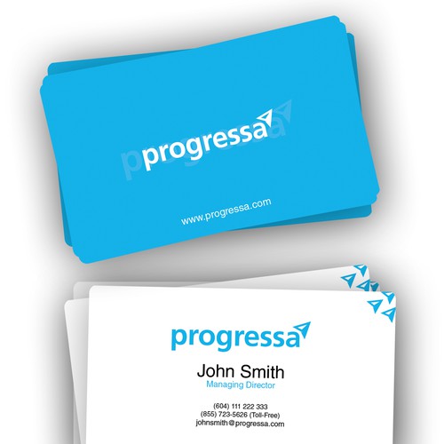 Business cards for Canadian financial institution Réalisé par Impress.