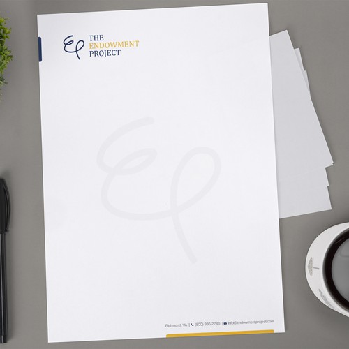 Clean, simple note design, The Endowment Project Design by Xclusive16