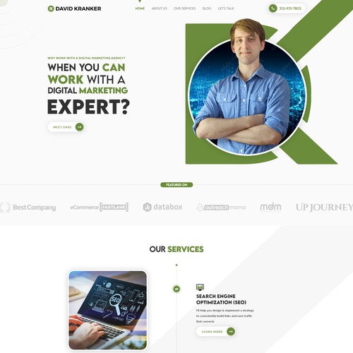 Digital Marketing Site Redesign Design by Modernize Digitals