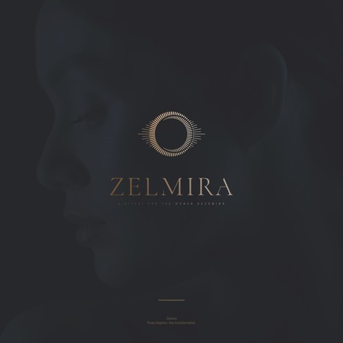"Zelmira — literary luxury wordmark for a premium women's wellness ritual brand" winning Postcard, flyer or print