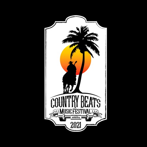 Iconic logo for iconic event for country music festivals in Florida Design by Jarvard