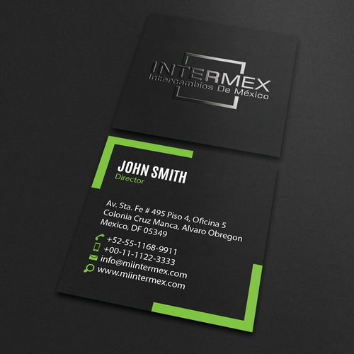 Badass business card design for new fintech company | Business ...