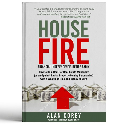 Eye-catching BOOK COVER with REAL ESTATE and EARLY RETIREMENT focus Design by Shivaal