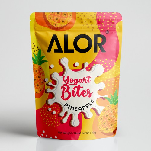 ALOR Yogurt Bites Design por Nirmana92