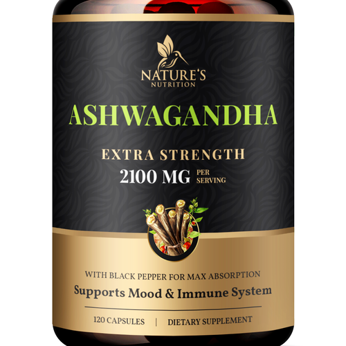Ashwagandha Design Needed for Nature's Nutrition Design by Studio MH