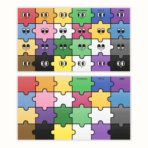 Virtual backgrounds for PRIDE month (multiple winners) Design von Lesli Mur