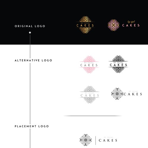 New logo for a young and inspiring luxury wedding cake company Design by Ash15